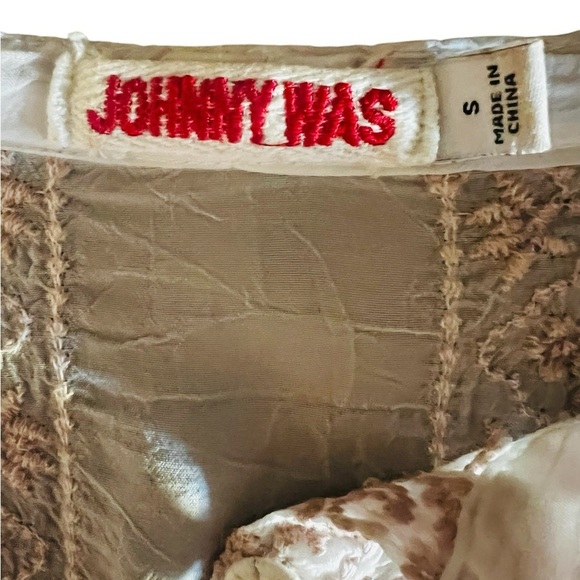 JOHNNY WAS LONG SLEEVE EMBROIDERED BLOUSE SIZE SMALL - Picture 8 of 13